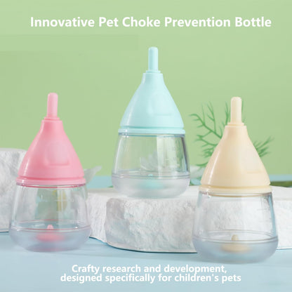 LogFaadCoi puppy bottles for nursing with replaceable silicone nipples.