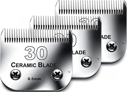 3 Pack 10 Blade Dog Grooming Blades Compatible with Andis Clippers/Oster A5/Wahl KM,Detachable Stainless Steel Blade,Size-10, 1/16-Inch Cut Length - Image 11