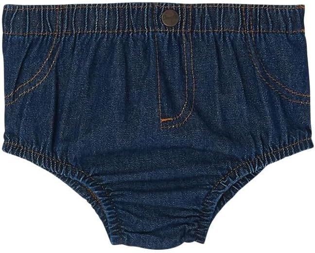 Close up of Wrangler authentic denim texture for infants