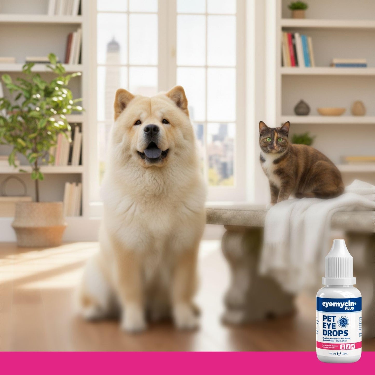 Secure packaging of authentic imported pet ocular health supplement