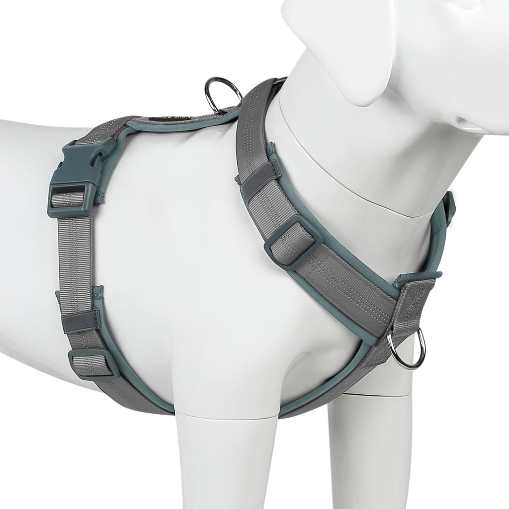 Plutus Pet No Pull Dog Harness, Adjustable Nylon Harness with Soft Padding, Reflective and Heavy Duty Dog Harness for Small, Medium, Large Dogs(Hot Pink, M) - Image 14
