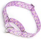 Martingale Collar for Dogs, No-Slip Escape Proof Choke No Pull Cinch Soft Nylon Dog Training Collars Adjustable for Small Medium Large Breed Pet Dogs, Pink Daisy M - Image 15