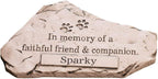 Fox Valley Traders Custom Forever Pet Memorial Garden Stone, Customized Indoor/Outdoor Dcor, Crafted with 100% Resin, Loss of Pet Sympathy Gift - Measures 12" Long x 7 1/2" Wide x 1/2" High - Image 11