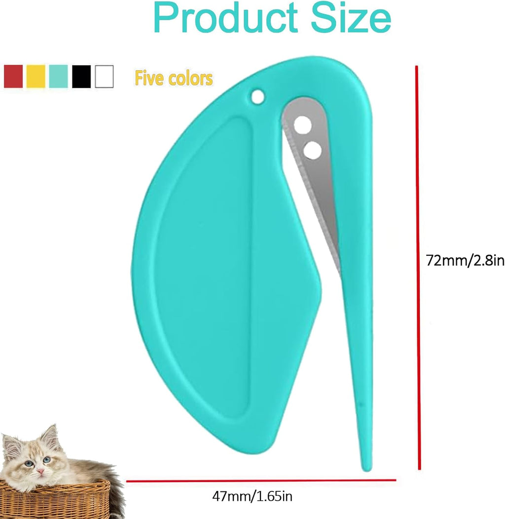 HeartfeltYIre grooming tool showing stainless steel blade detail