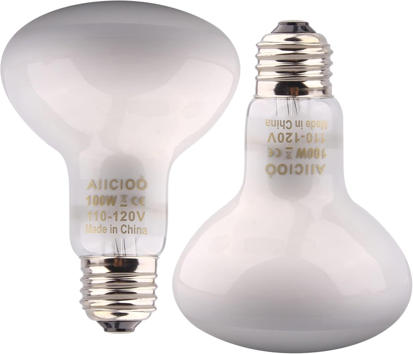 Aiicioo Reptile Basking Light Bulb - 150W Reptile Heat Lamp 2 Pack UVA Daylight Amphibians Basking Bulb for Bearded Dragon Turtle Hermit Crab Gecko Lizard Chicken - Image 15