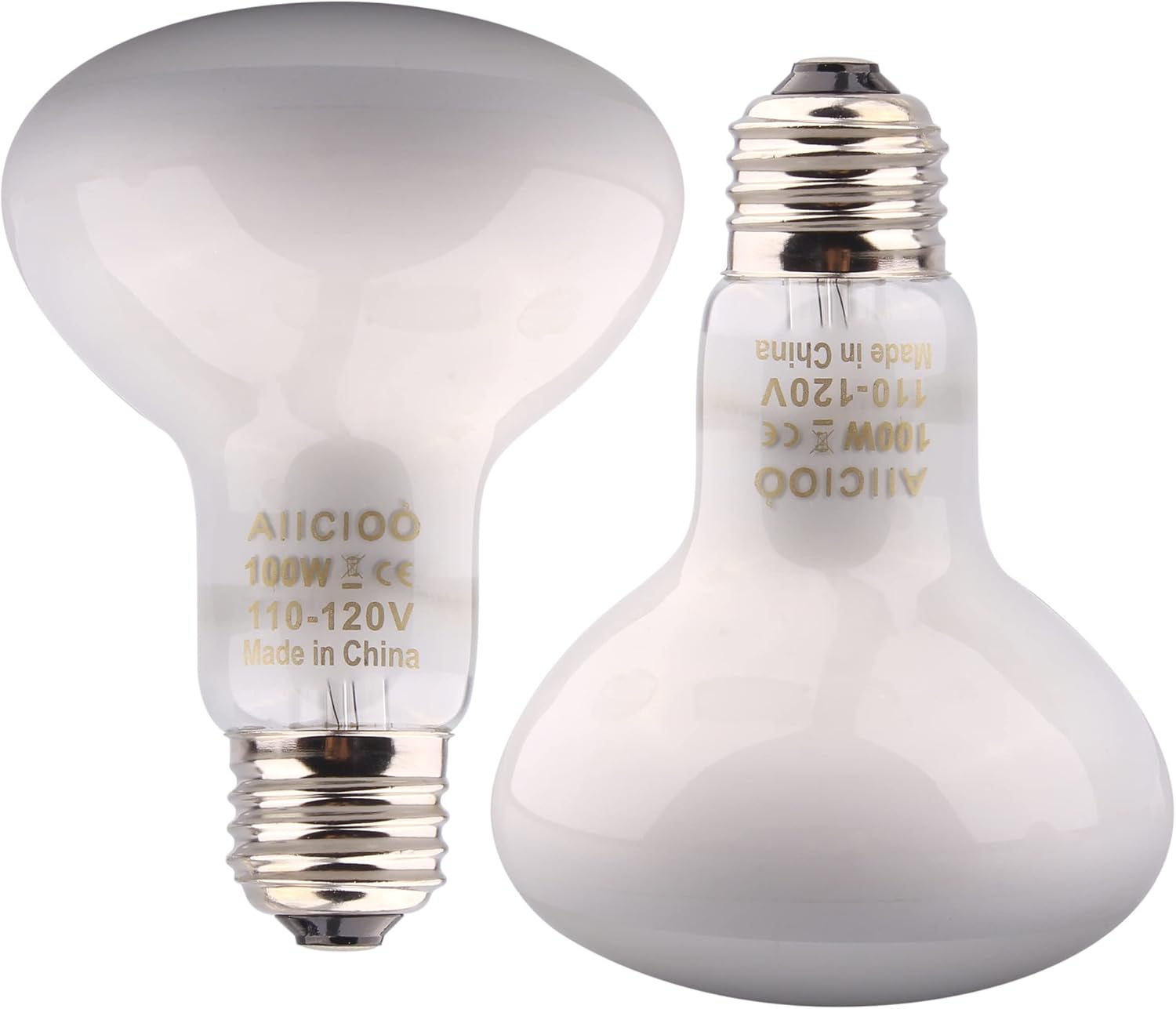 Aiicioo Reptile Basking Light Bulb - 150W Reptile Heat Lamp 2 Pack UVA Daylight Amphibians Basking Bulb for Bearded Dragon Turtle Hermit Crab Gecko Lizard Chicken - Image 15