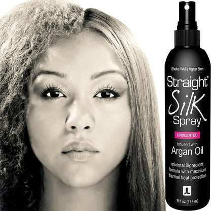 JuniorLabs Straight Silk Spray Moroccan Argan Oil bottle front view