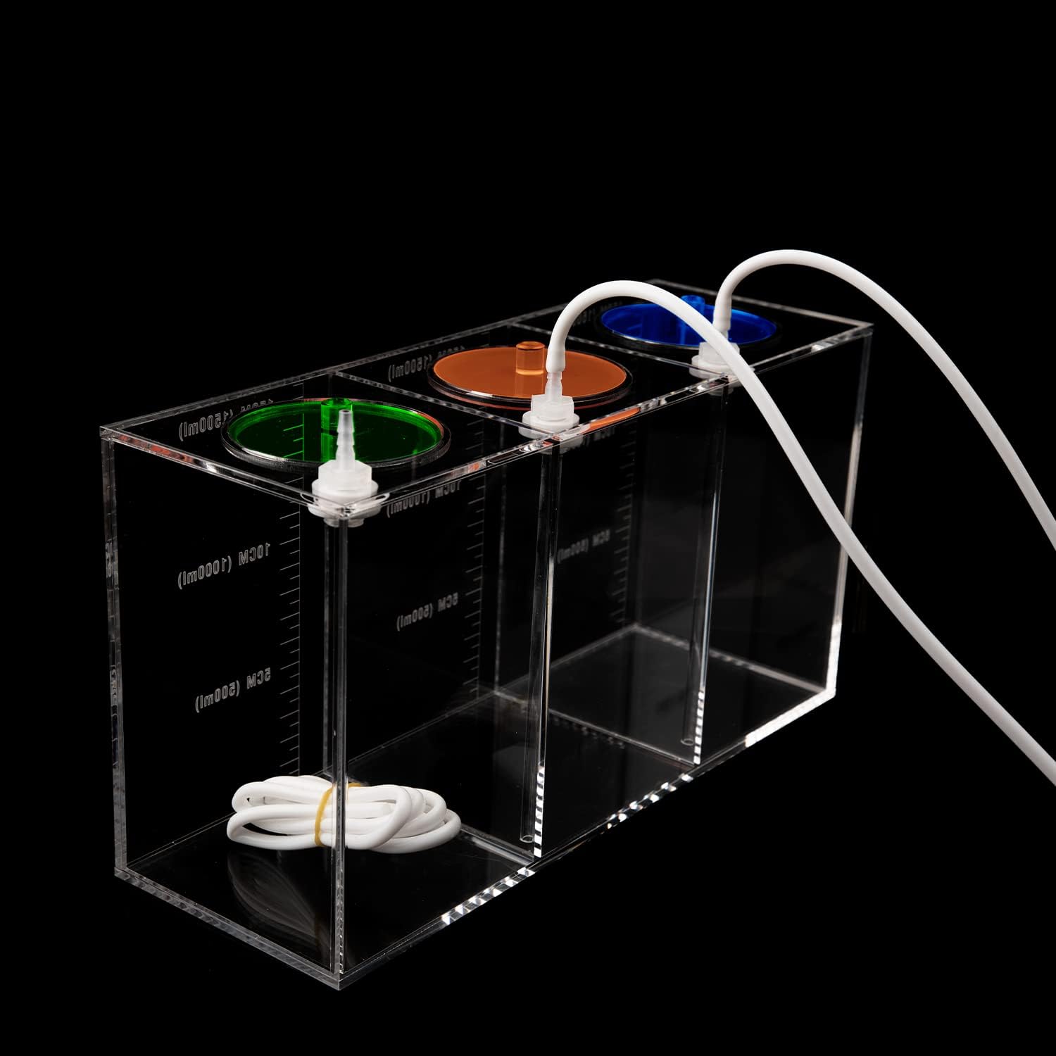 Aquarium Choice Acryli Made Liquid Storage Bucket Doing Pump Reservoir Container (4.7 * 7.4 * 10.9 Inch;5000ml/5LRed) - Image 10