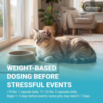 Vetoquinol Zylkene behavioral oral capsules for pets eleven to twenty two pounds