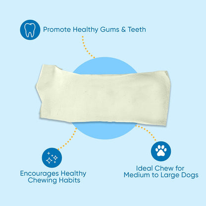 Natural grass fed beef hide dog treats for oral health