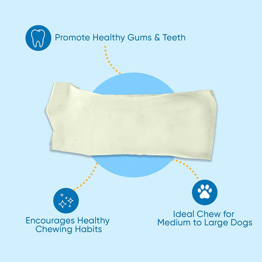 Natural grass fed beef hide dog treats for oral health