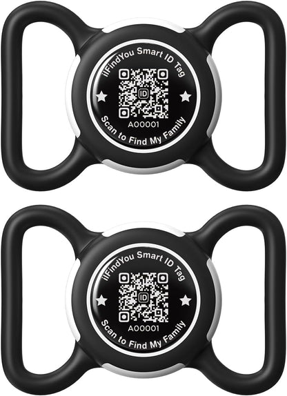 Rear view of the protective pet accessory highlighting the snug fit and signal friendly material