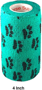 Vet wrap tape unwrapped showing flexible material