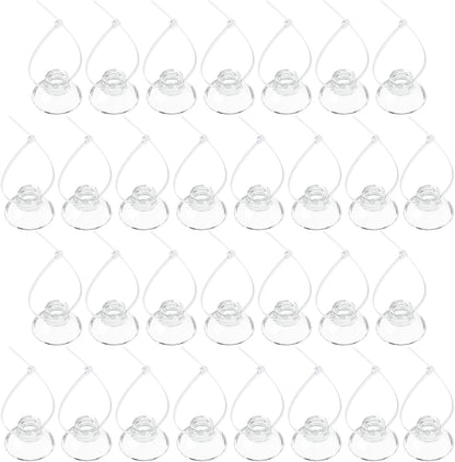 Pawfly 10 Pack Suction Cups with 20 Pieces Adjustable Zip Ties for Aquarium Fish Tank Binding Moss Shrimp Dodging Nest - Image 9