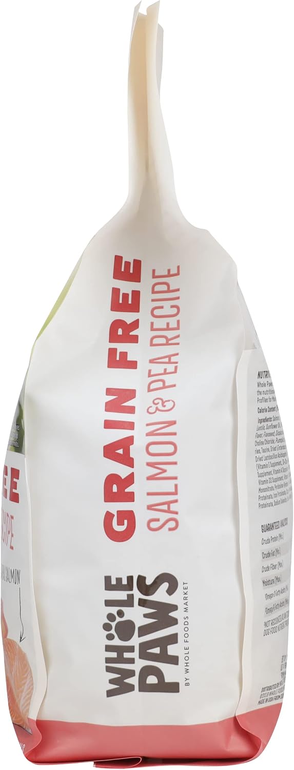 Whole Paws premium dog food with probiotics and pumpkin for healthy digestion