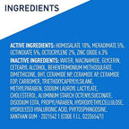 Skin Cancer Foundation recommended SPF 30 face moisturizer with niacinamide and ceramides