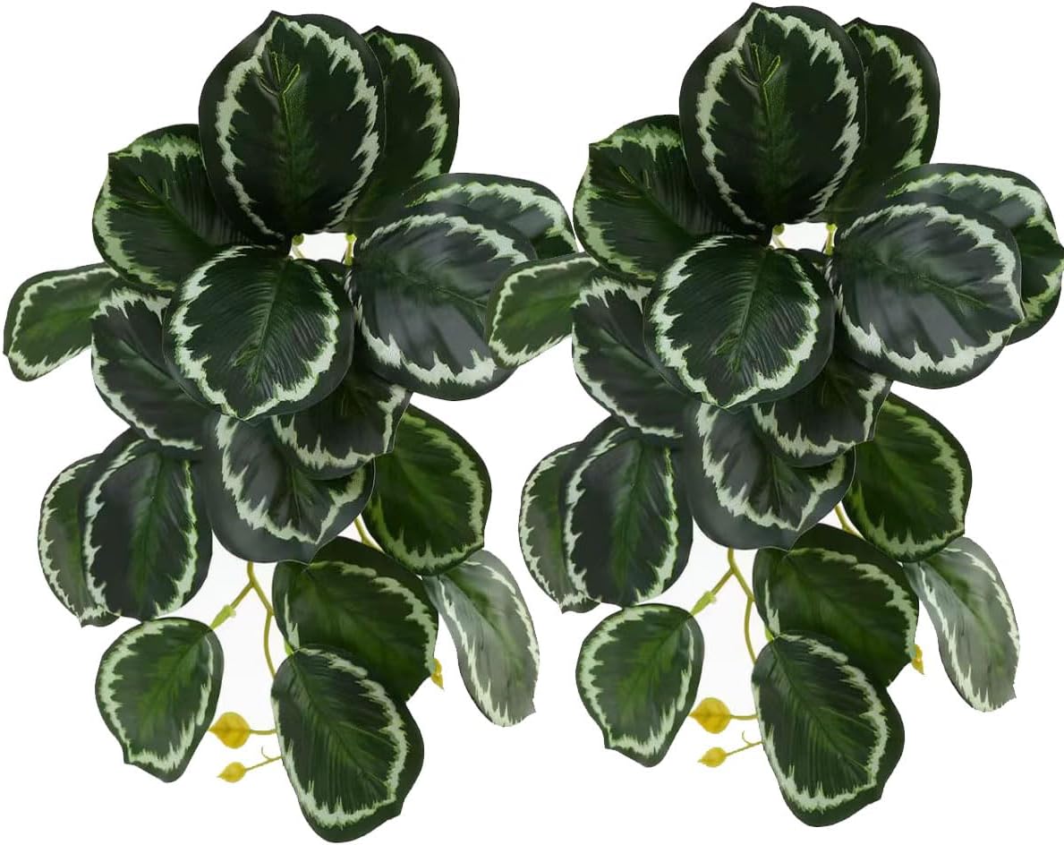 Amphibian habitat decoration showing flexible stem structure