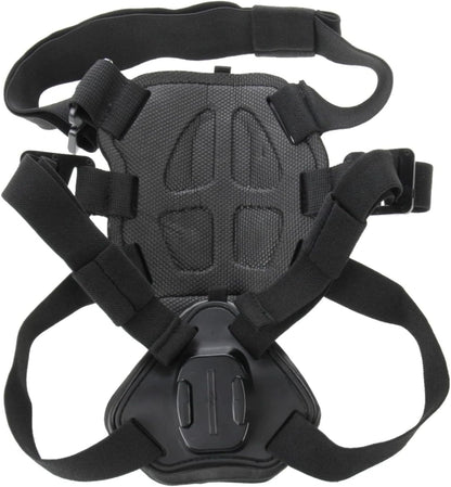 Wogerplu harness with GoPro attached on a dog