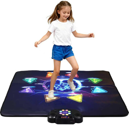 LivelyCove Wireless Bluetooth Dance Mat front view with light-up keys