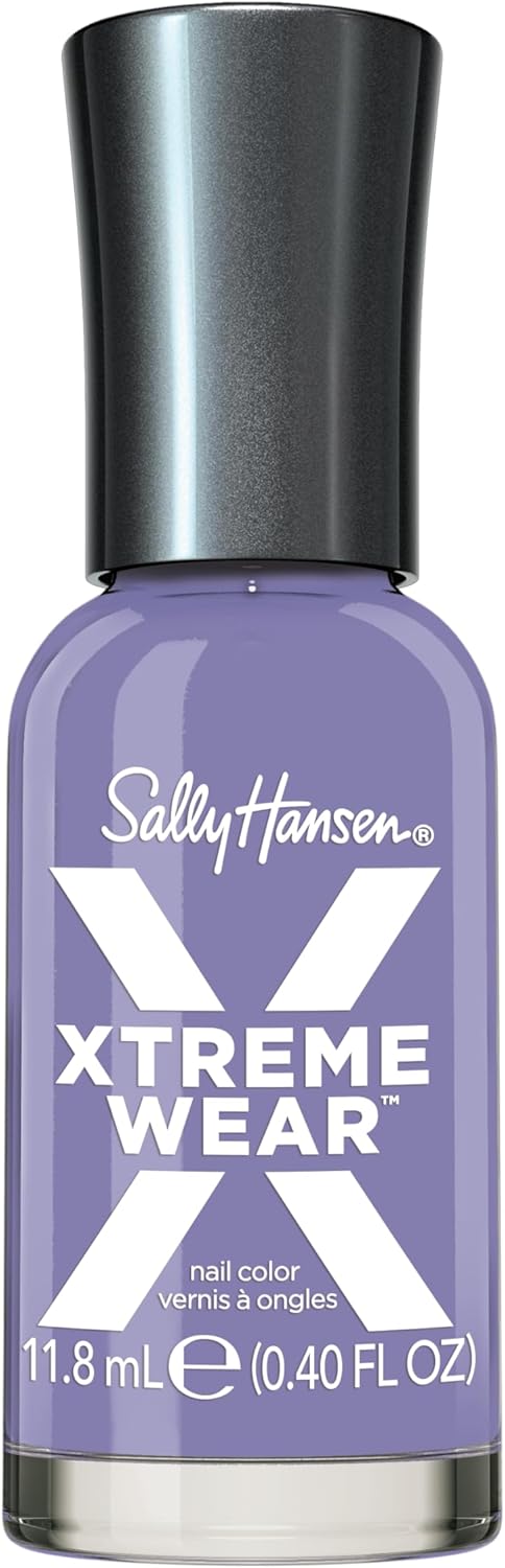 Sally Hansen Xtreme Wear Nail Polish, Streak-Free, Shiny Finish, Long-Lasting Nail Color, Black Out, 0.40 fl oz - Image 9