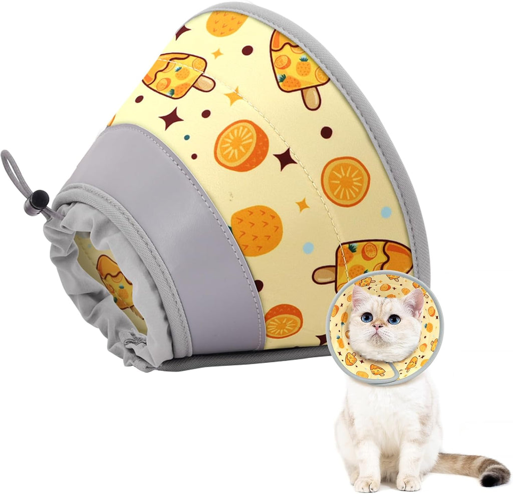 Cat Cone Collar Soft to Stop Licking, Adjustable, Foldable Lightweight Kitten Cones After Surgery Recovery for Cats & Kittens, Cat Cone Alternative, Easy Eating (Pink, S) - Image 9