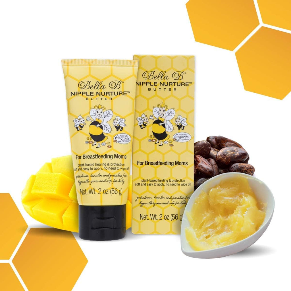 Bella B Nipple Nurture Butter front view organic cream