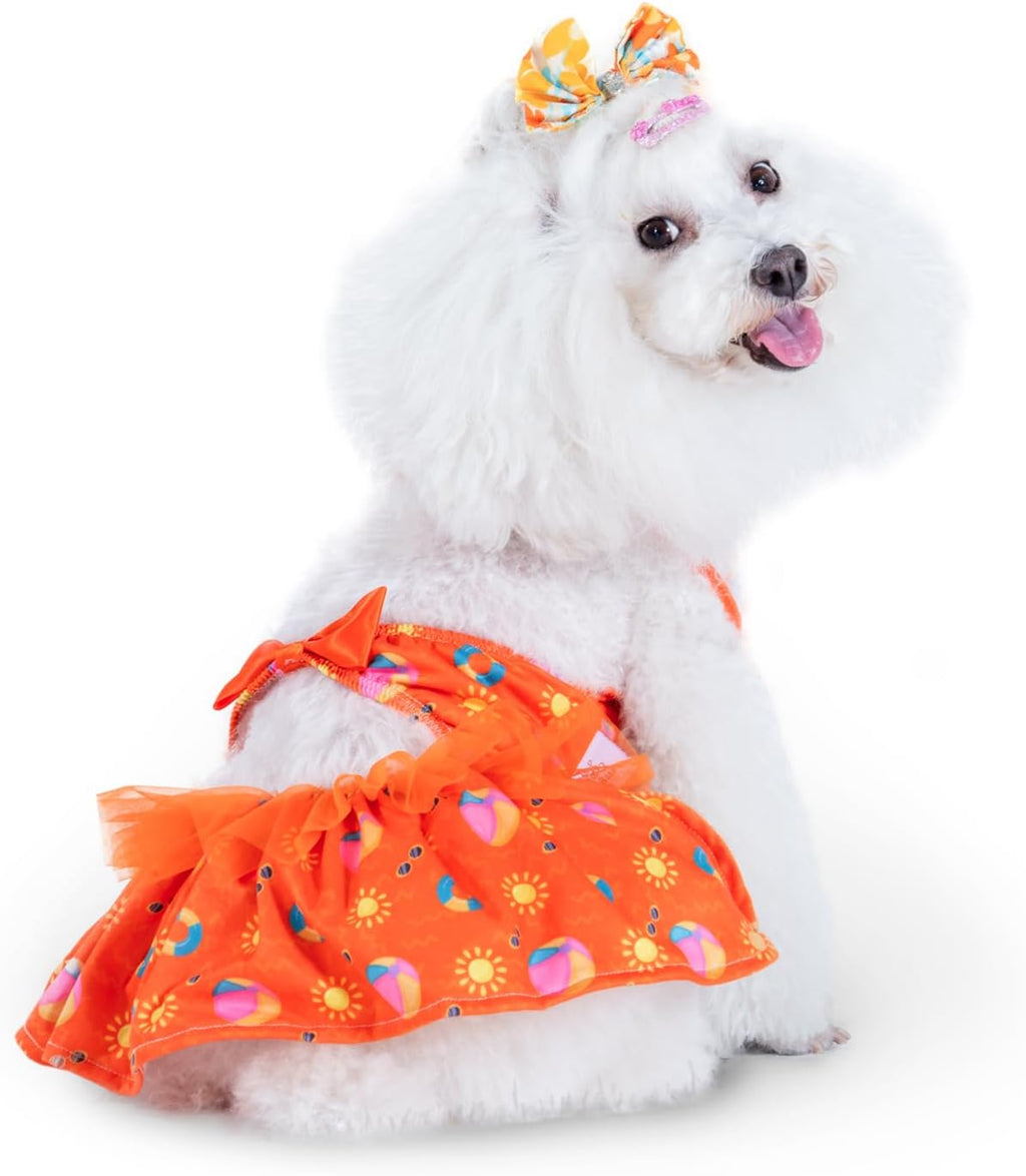 CuteBone One Piece Dog Bikini Swimsuit Dress - Puppy Bathing Suit Costume for Small Dogs - Comfortable & Stylish Pet Clothes for Summer Pool, Beach & Play LTDB11L - Image 15