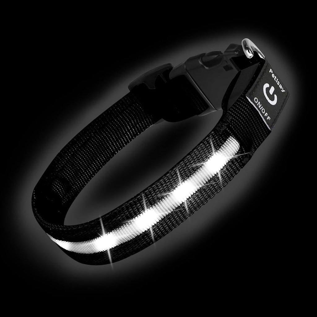 Super Bright LED Dog Collar - Fully Waterproof & Adjustable Glow Collar - USB-C Rechargeable for Night Walking, Safety - Flashing Lighted Collar for Dogs(Green,Medium) - Image 15
