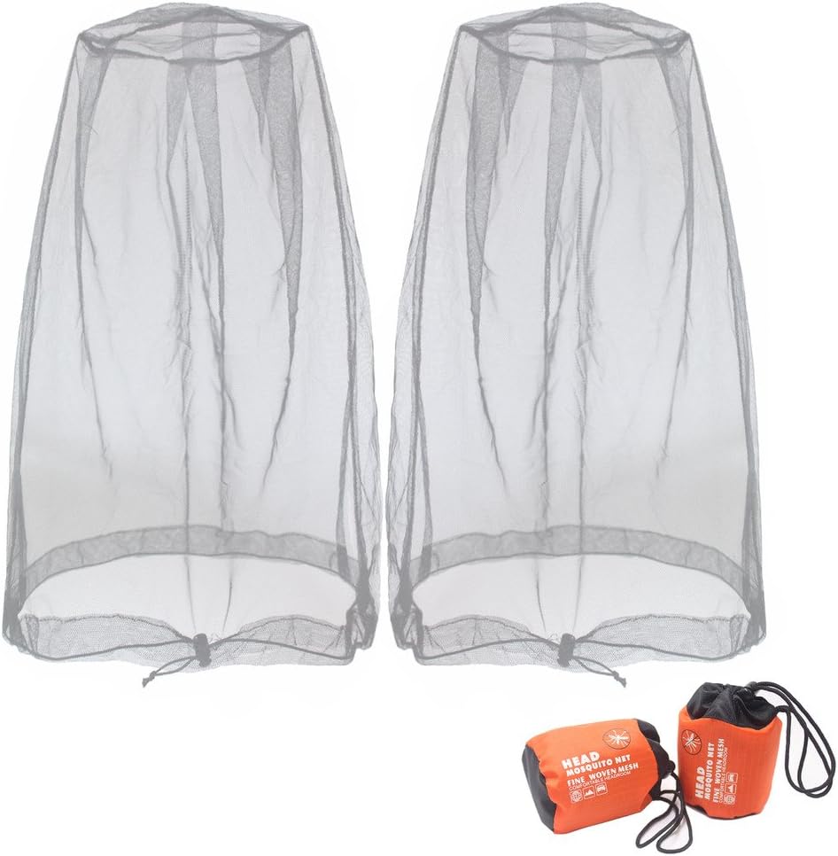 Benvo mosquito head net mesh front view
