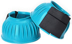 Hilason western horse PVC ribbed bell boots front view equestrian leg protection