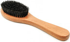 Premium wooden cat and dog grooming brush with soft natural bristles