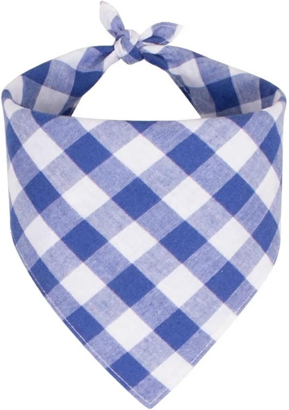 Dog Bandanas 1 Pack; Cotton Linen Pink Plaid Bandana for Large Dogs; Soft Breathable Dog Accessories; Valentines Girl Dog Bandana (Pink Gingham, Large) - Image 9