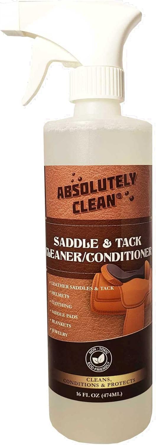 Absolutely Clean Amazing Saddle Soap Spray front view professional leather cleaner