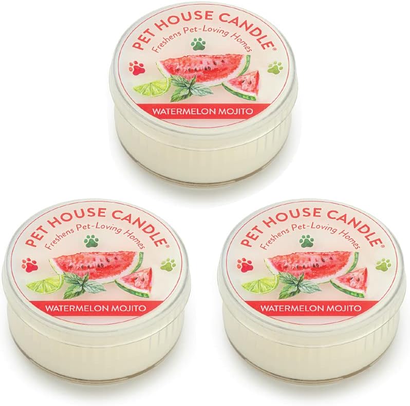 Pet House Mini Candles for Pet Odor Made with Natural Soy Wax, Plant Based, Dog and Cat Friendly Scented Candles, Variety Pack of 3 - Image 14