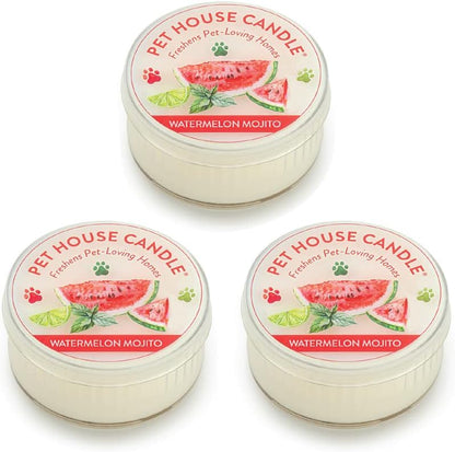 Pet House Mini Candles for Pet Odor Made with Natural Soy Wax, Plant Based, Dog and Cat Friendly Scented Candles, Variety Pack of 3 - Image 14