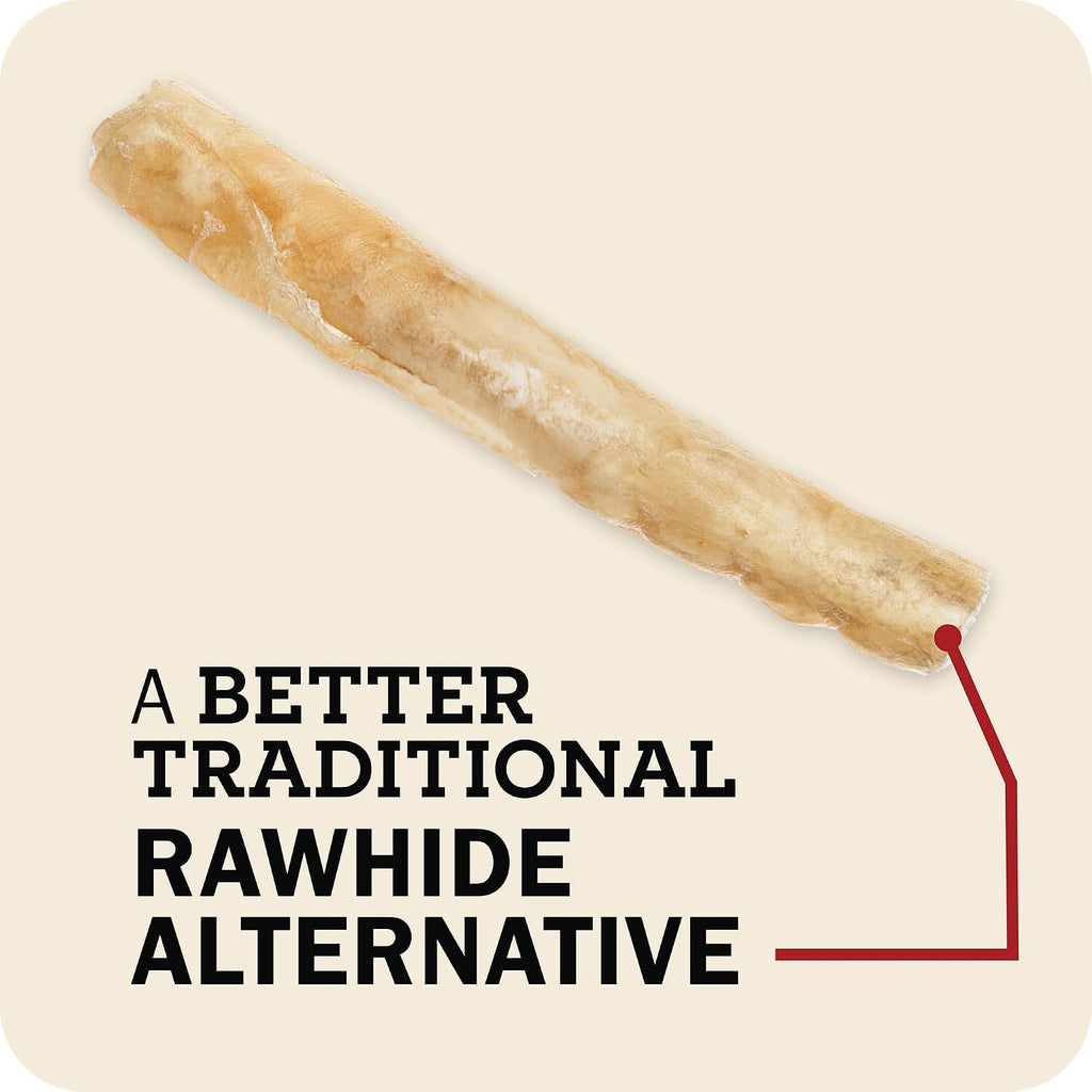 Rawhide free dog chew sticks supporting joint health and dental care.