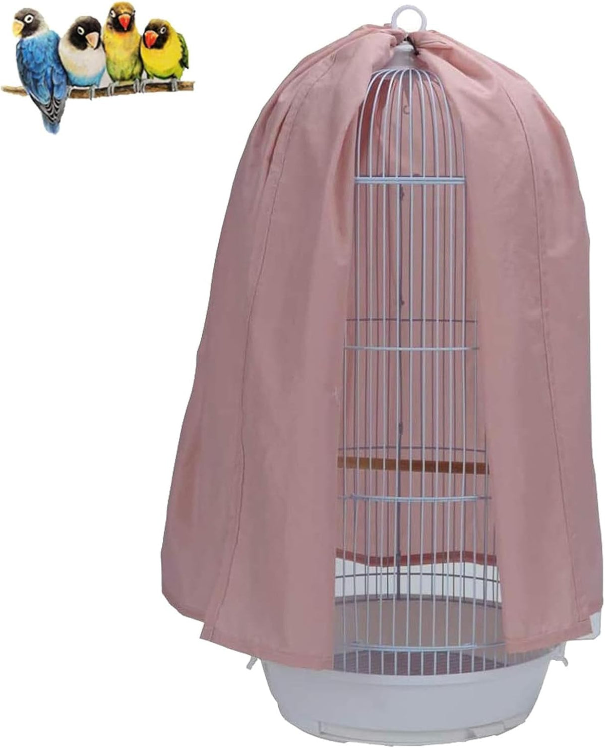 Side profile of Qbleev windproof bird sleep cloth