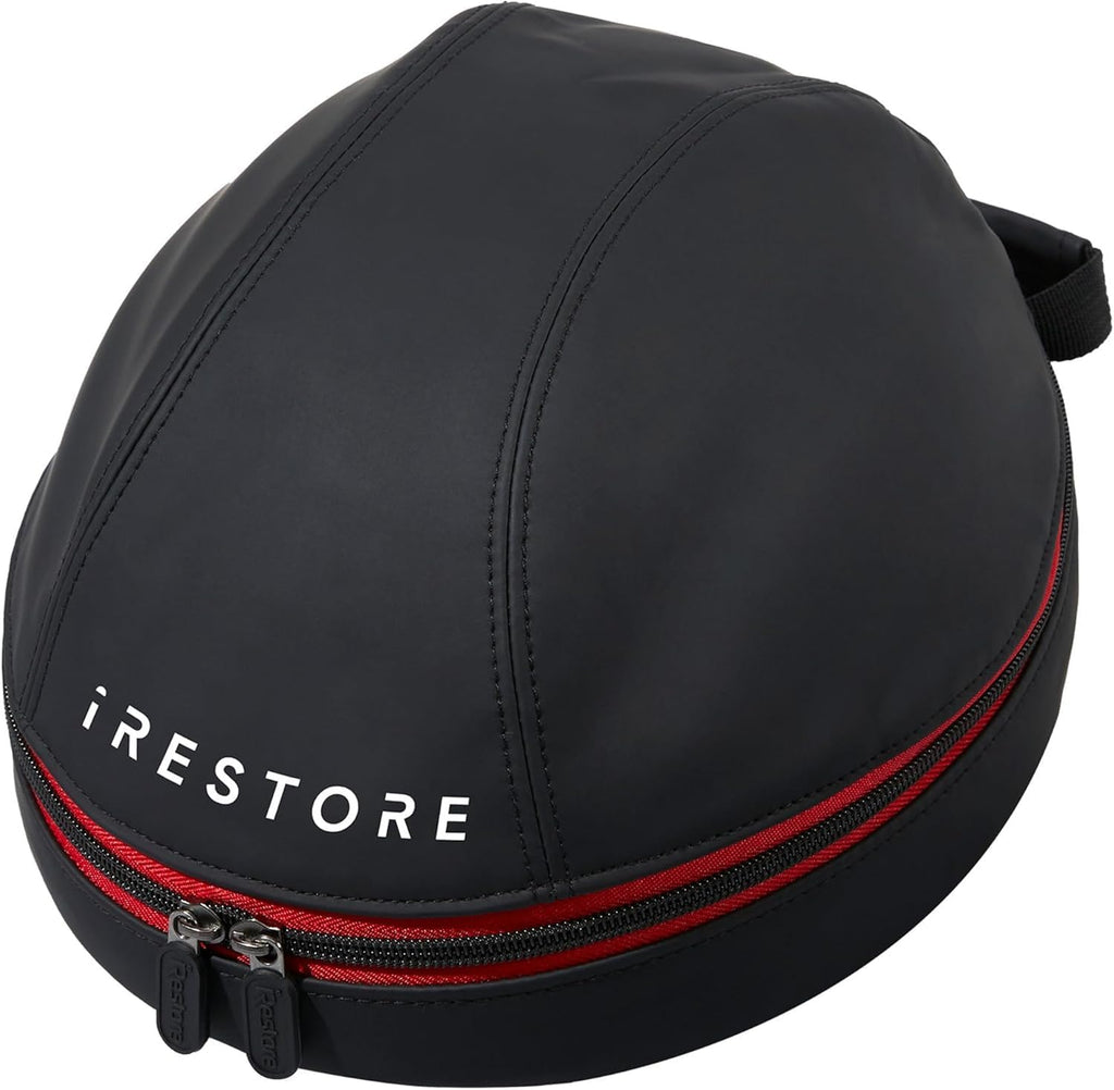 iRestore Professional Soft Carrying Case front view showing black storage bag with red zipper