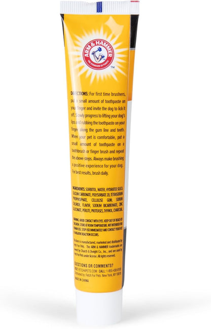 Arm & Hammer for Pets Dog Dental Care Fresh Breath Kit | Includes Arm & Hammer Baking Soda Dog Toothpaste and Dog Toothbrush | Dog Plaque Removal Kit, Mint - Image 8