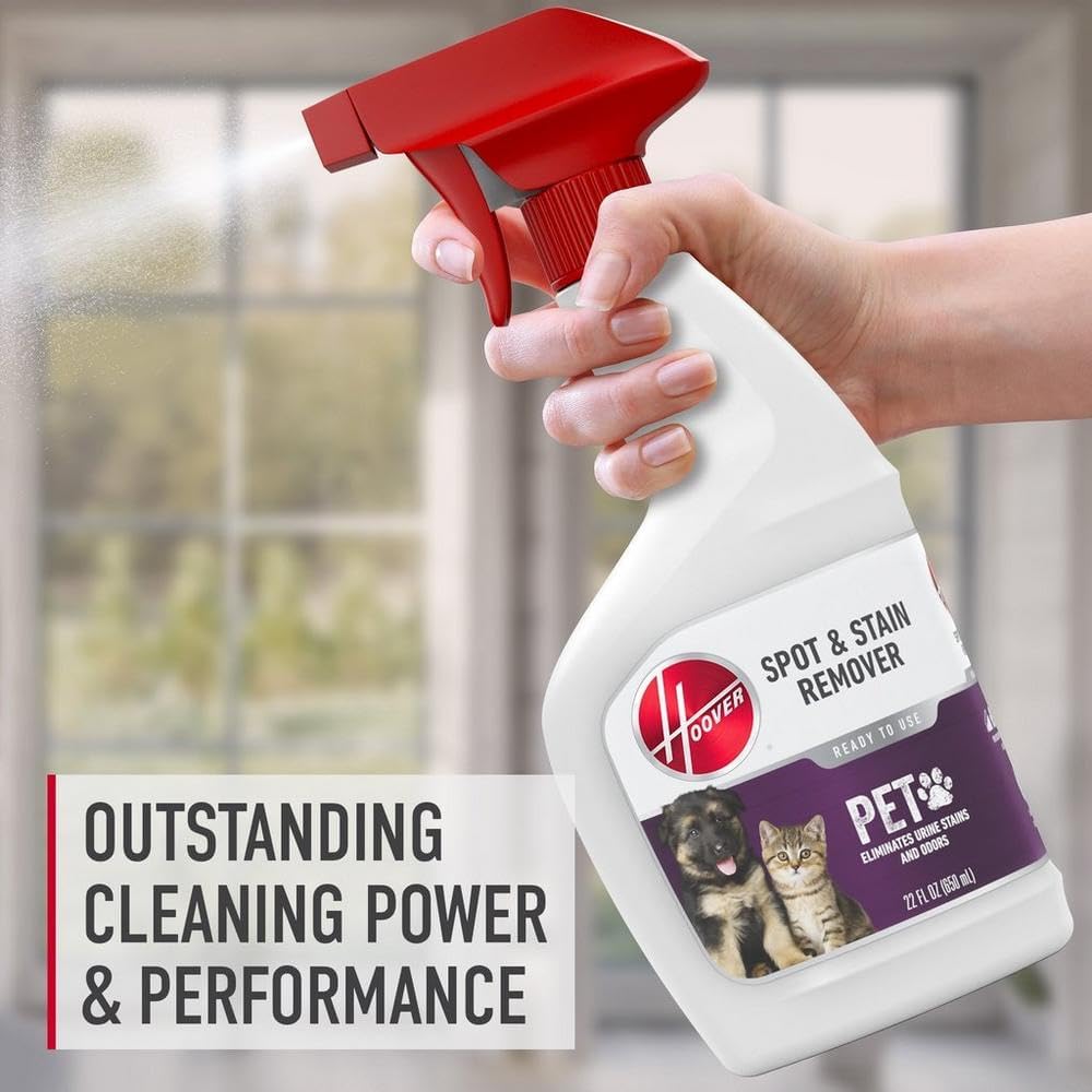 Hoover pet stain remover 22 fluid ounces packaging