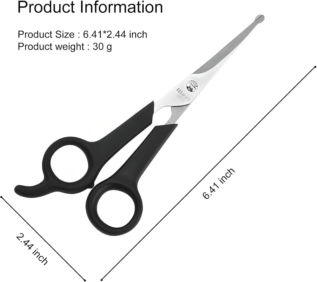 Packaging view of the authentic imported Motanar pet grooming kit