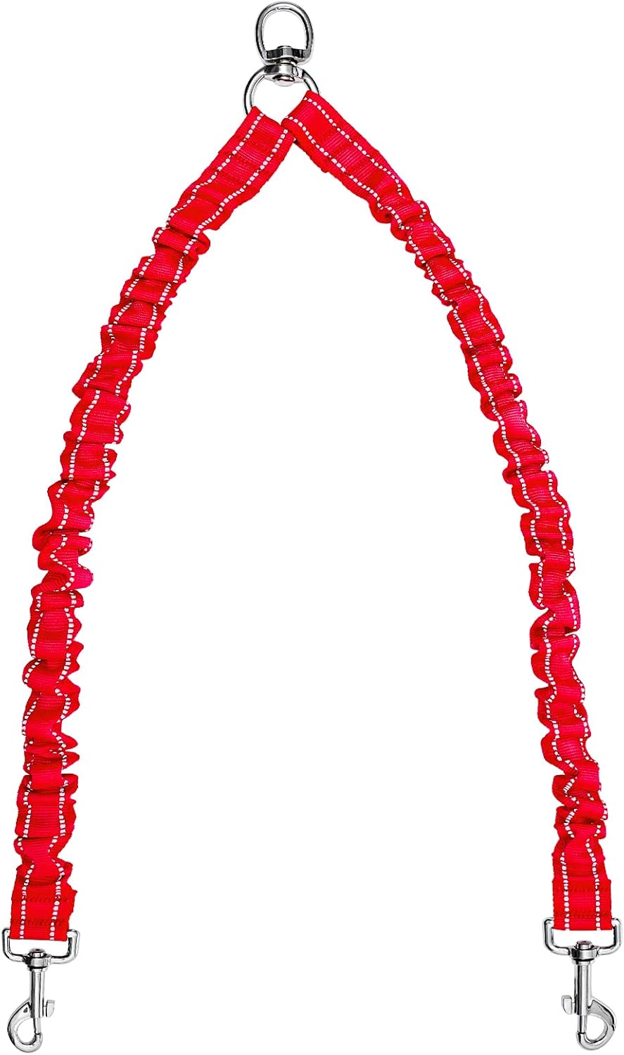 Snagle Paw double dog leash splitter showcasing universal metal swivel ring
