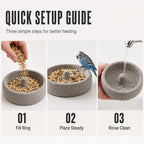 Natural pumice texture closeup for bird beak care