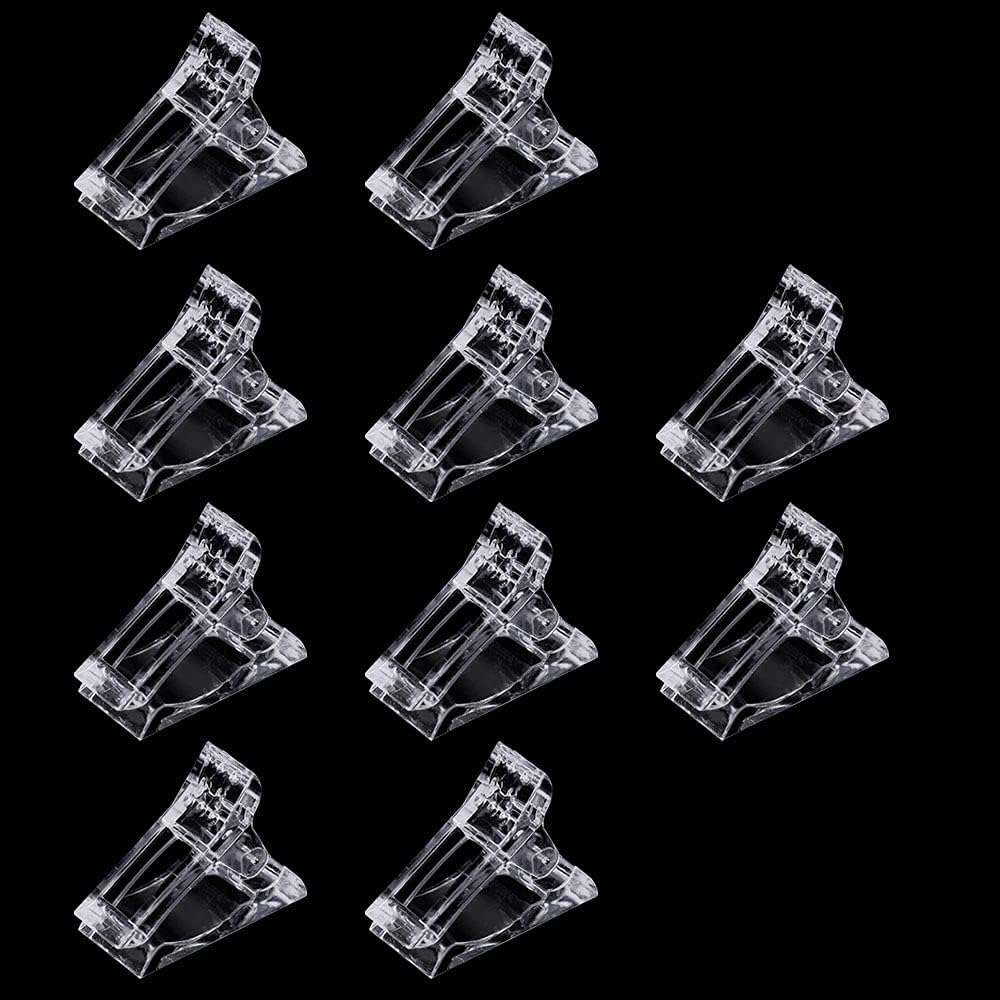 DRDS nail tips clip set for polygel application front view
