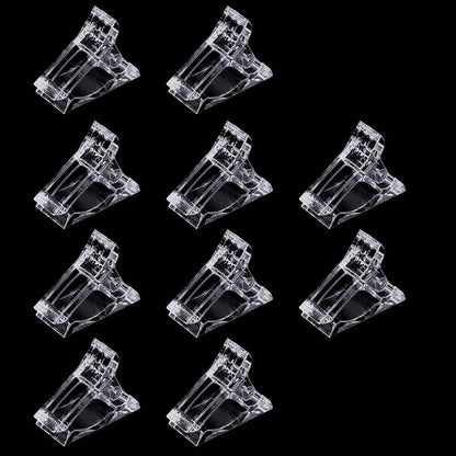 DRDS nail tips clip set for polygel application front view