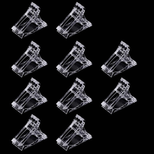 DRDS nail tips clip set for polygel application front view