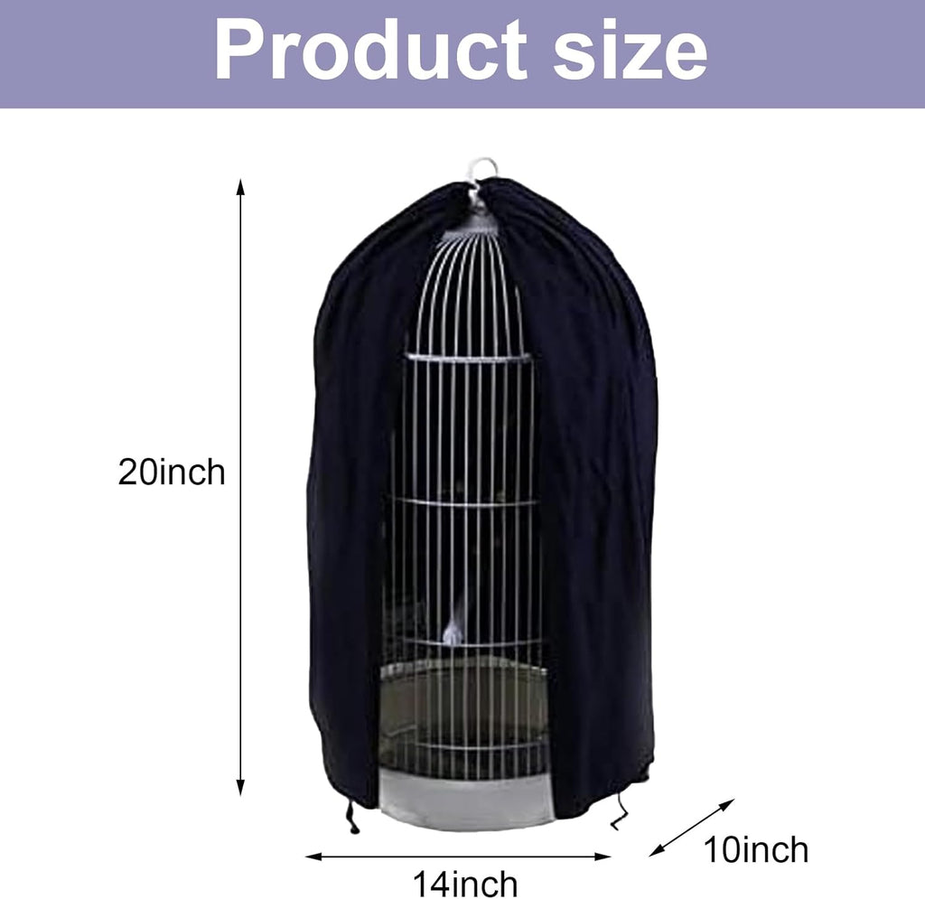 Close up of breathable fabric on AJFHKJ universal bird cage cover