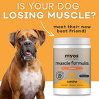 All natural canine muscle formula supplement for senior dog mobility