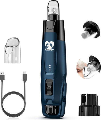 Comparison of Casfuy grinder port sizes for different dog breeds