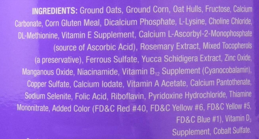Fluker's vitamin enriched tortoise food pellet size